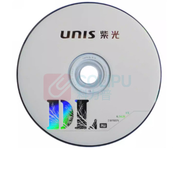 紫光 UNIS 刻录盘 光盘 8速 单面双层 DVD+R DL 8X/8.5G/240MIN ,50片/桶