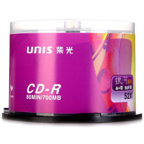 紫光 UNIS 光盘 银河系列 50片/桶 CD-R空白光盘/刻录盘 52速 700M