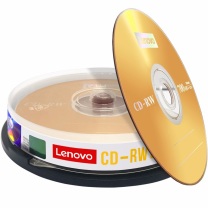 联想 LENOVO CD-RW 光盘 台产档案系列 桶装10片 4-12速 700MB 可擦写