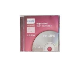 飞利浦 PHILIPS 刻录盘 DVD+RW 单片盒装 4速 4.7G