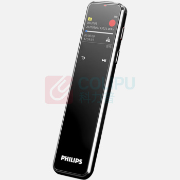 飞利浦 PHILIPS 采访会议课堂录音笔 高品质麦克风16G转文本/翻译 小巧便携录音笔 VTR5201 