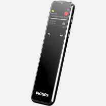 飞利浦 PHILIPS 采访会议课堂录音笔 高品质麦克风16G转文本/翻译 小巧便携录音笔 VTR5201 