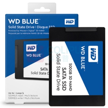 西部数据 WD SSD固态硬盘 WDS500G2B0A 500G SATA3.0接口 3D进阶高速读写版 500G