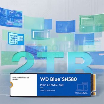 西部数据 WD (WD)2TB SSD固态硬盘 M.2(NVMe协议) SN580