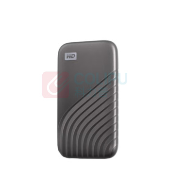 西部数据 WD 移动固态硬盘 WDBAGF0020BGY-CESN 2TB NVMe (PSSD) My Passport随行SSD版 深空灰 Type-C接口 防摔 加密 存储 (计价)