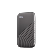 西部数据 WD 移动固态硬盘 WDBAGF0020BGY-CESN 2TB NVMe (PSSD) My Passport随行SSD版 深空灰 Type-C接口 防摔 加密 存储 (计价)