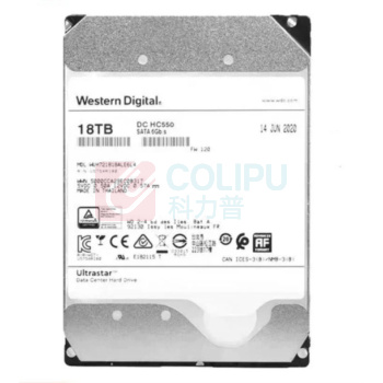 西部数据 WD 企业级氦气硬盘 WD/ WUH721818ALE6L4 HC550 18TB 