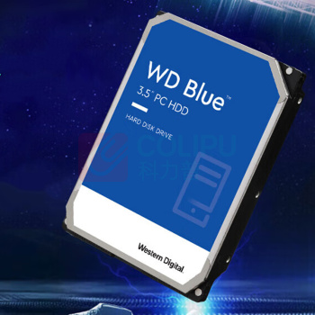 西部数据 WD 台式机硬盘蓝盘 WD10EZEX 1TB /64MB/7200RPM/SATA6Gb/s