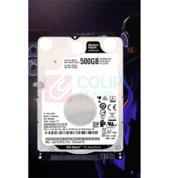 西部数据 WD 笔记本游戏硬盘西数黑盘 WD5000LPSX 500GB 7200转 64MB SATA