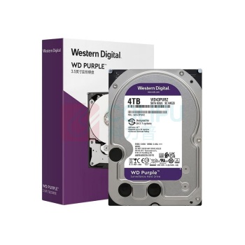 西部数据 WD 台式机机械硬盘 WD43PURZ 4T (紫盘) CRM垂直/256MB/SATA接口