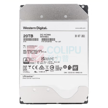 西部数据 WD 企业级氦气硬盘 HC560 SATA20TB