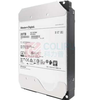 西部数据 WD 企业级氦气硬盘 HC560 SATA20TB