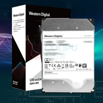 西部数据 WD 硬盘 Ultrastar HC550 16TB CMR垂直 7200转 512MB