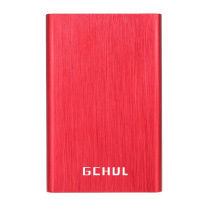 杰储 GCHUL 移动硬盘 T1000 1TB (磨砂红色) USB3.0 2.5英寸 单次5个起订