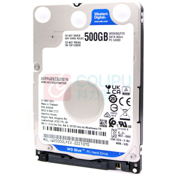 西部数据 WD 笔记本硬盘 WD5000LPZX 500GB 5400转 128MB SATA