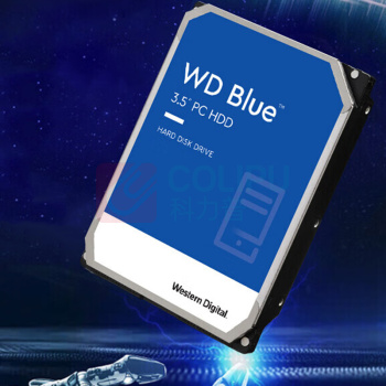 西部数据 WD WD Blue硬盘 WD40EZAX 4TB 5400转 256MB SATA 3.5英寸 CMR垂直技术