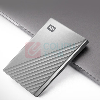 西部数据 WD 移动机械硬盘 My Passport Ultra 2.5英寸 银色 便携 密码保护 兼容Mac 4TB Type-C