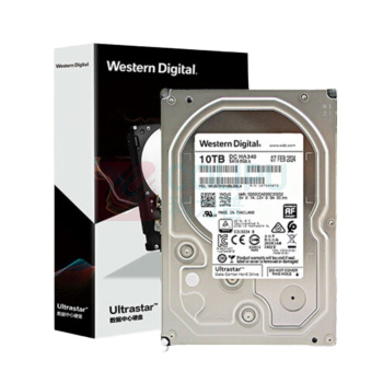 西部数据 WD 企业级机械硬盘 WUS721210BLE6L4 3.5英寸 10TB DC HA340 SATA 7200转512MB CMR垂直 服务器硬盘