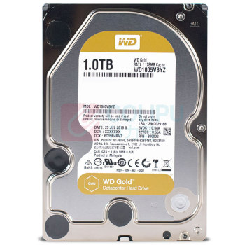 西部数据 WD 机械硬盘 WD1005VBYZ 1TB 企业级 (金盘) CMR垂直 7200转 128MB SATA