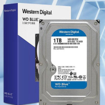 西部数据 WD 台式机械硬盘 WD10EZEX 1TB WD Blue 西数蓝盘 7200转 64MB SATA 6Gb/s CMR垂直 3.5英寸