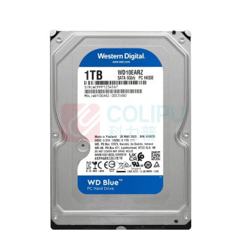 西部数据 WD 台式机械硬盘 WD10EARZ 1TB 5400转 64MB SATA CMR垂直 3.5英寸