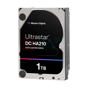 西部数据 WD 企业级机械硬盘 HUS722T1TALA604 DC HA210 SATA 7200转128MB CMR垂直 1TB