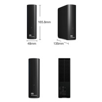 西部数据 WD 元素移动硬盘 3.5英寸大容量台式存储 Elements Desktop 20TB 兼容Mac 官方标配