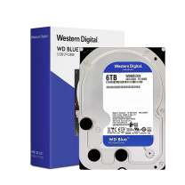 西部数据 WD 硬盘 WD60EZAX Blue 西数蓝盘 5400转6TB 256MB SATA CMR 3.5英寸大容量,垂直技术DIY