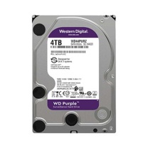 西部数据 WD 监控级机械硬盘 WD Purple 西数紫盘 SATA 128MB CMR垂直 安防存储 3.5英寸 WD44PURZ 4TB新