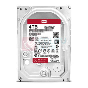 西部数据 WD 硬盘 WD Red Pro 4TB, 7200转, 256MB, SATA, 3.5英寸