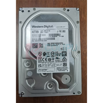 西部数据 WD 企业级机械硬盘 HUS726T4TAL5204 4TB SAS 7200转256MB CMR垂直 服务器硬盘 3.5英寸