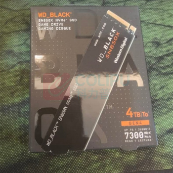 西部数据 WD SSD固态硬盘 WDS400T2X0E 4TB M.2接口 SN850X PCIe4.0