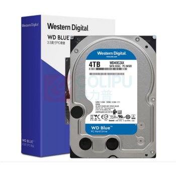 西部数据 WD 机械硬盘 WD40EZAX 3.5英寸 ,4TB,蓝盘