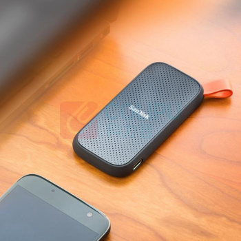 闪迪 SanDisk 加强防冲击移动硬盘 1T (固态移动硬盘)  超高速读取速度520MB/秒，2米跌落
