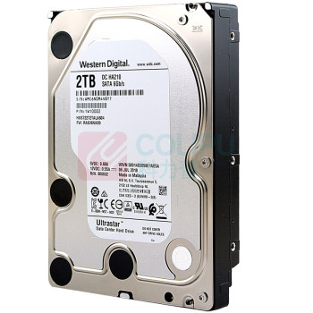 西部数据 WD 企业级硬盘 Ultrastar DC HA210 SATA 2TB 7200转 128MB CMR (HUS722T2TALA604) 