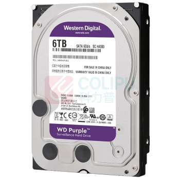 西部数据 WD 监控硬盘 WD64PURZ 6TB 256MB SATA CMR