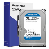 西部数据 WD 台式机机械硬盘 WD Blue 西数蓝盘 SATA (WD20EZBX) 2TB 7200转 256MB 