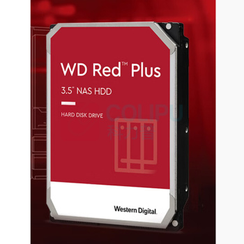 西部数据 WD NAS硬盘 WD Red Plus 西数红盘Plus WD60EFPX 6TB 5400转 256MB SATA CMR 