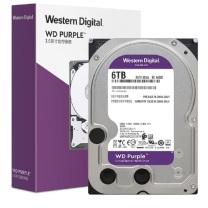 西部数据 WD 监控级硬盘 WD64PURZ 6TB 256MB  WD Purple 西数紫盘 SATA CMR