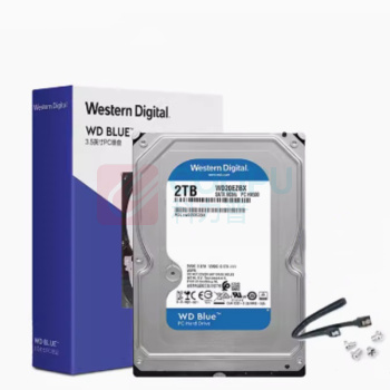 西部数据 WD 台式机硬盘 WD20EZBX专用 2TB  7200转/256MB缓存/SATA