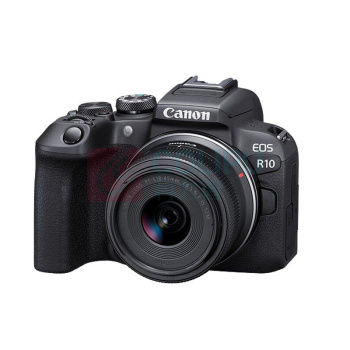 佳能 CANON 相机套装 EOS R10(18-45) 128G卡+UV镜+相机包+三脚架