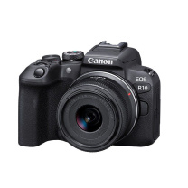佳能 CANON 相机套装 EOS R10(18-45) 128G卡+UV镜+相机包+三脚架