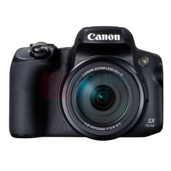 佳能 CANON 数码相机 PowerShot SX70 HS 65倍长焦 (黑色) 含128G卡+相机包+备电+读卡器