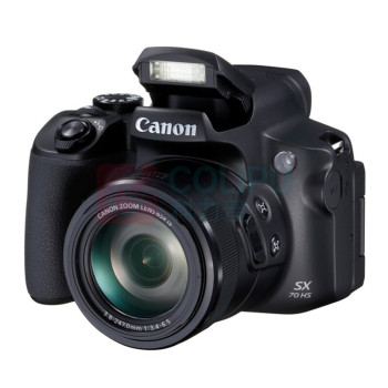 佳能 CANON 数码相机 PowerShot SX70 HS 65倍长焦 (黑色) 含128G卡+相机包+备电+读卡器