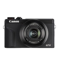 佳能 CANON 数码相机 PowerShot G7 X Mark III (黑色) vlog拍摄 4K视频(含128G卡+备电+包+读卡器)