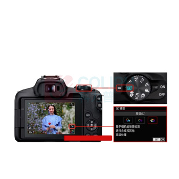 佳能 CANON 微单数码相机 EOS R50 14bit APS-C 2420万 单镜头套装 18~45mm 佳能RF卡口