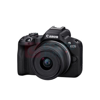 佳能 CANON 门级微单反 半画幅数码相机 4k EOS R50 RF-S 18-45套装 黑旅行版官方标配 (黑)