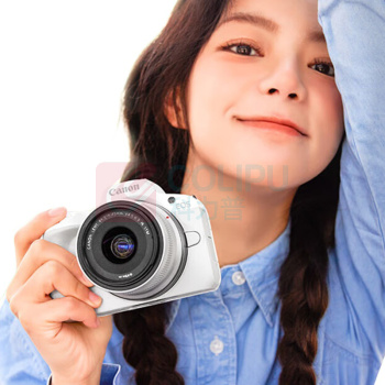 佳能 CANON 门级微单反 半画幅数码相机 4k EOS R50 RF-S 18-45套装 黑旅行版官方标配 (黑)