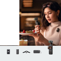 大疆 DJI 相机 Osmo Pocket 3 一英寸,含128G卡+黑柔镜+偏振镜