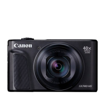 佳能 CANON 高清旅游家用美颜数码卡片相机 PowerShot SX740 HS (黑色) (含存储卡+相机包)